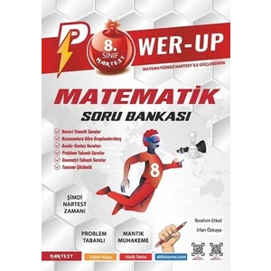 Nartest Yayınevi 8. Sınıf Power-Up Matematik Soru Bankası