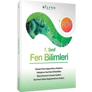 Bilfen Yayınları 7. Sınıf Fen Bilimleri Föy
