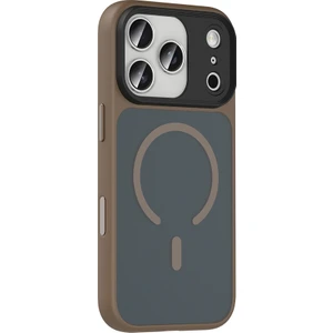 Apple iPhone 17 Pro Kılıf Mat Arka Yüzey Wireless Şarj Özellikli Zore Flet M-Safe Kapak