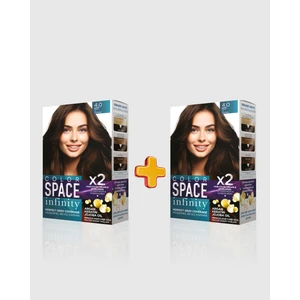 Color Space Infinity 2'li Set Saç Boyası 4.0 Kahve