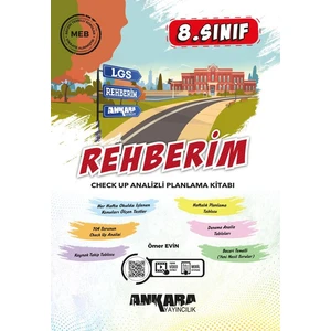 Ankara Yayıncılık Ankara 8. Sınıf Lgs Rehberim Check Up Analizli Planlama Kitabı