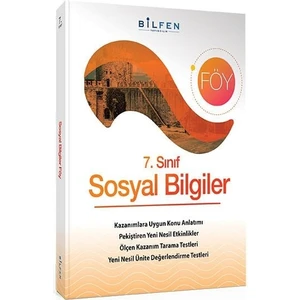 Bilfen Yayınları 7. Sınıf Sosyal Bilimler Föy