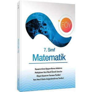 Bilfen Yayınları 7. Sınıf Matematik Föy