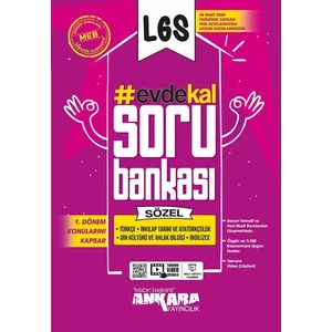 Ankara Yayıncılık LGS 1. Dönem Evde Kal Sözel Soru Bankası