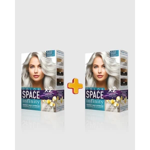 Color Space Infinity 2'li Set Saç Boyası 0.02 Silver White