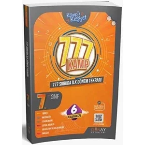 Günay Yayınları 7.Sınıf Ilk Dönem Kamp Kitabı
