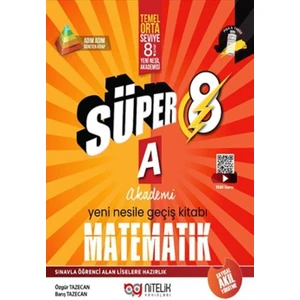 Nitelik Yayınları 8. Sınıf Yeni Nesil Süper Matematik (A)