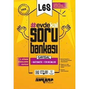 Ankara Yayıncılık LGS 1. Dönem Evde Kal Sayısal Soru Bankası