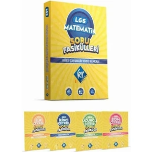 Kr Akademi Yayınları 8. Sınıf Lgs Matematik Soru Fasikülleri Dört Çeyreklik Soru Bankası  Akademi