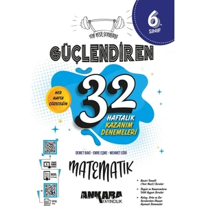 Ankara Yayıncılık 6.Sınıf  Güçlendiren 32 Haftalık Matematik Kaza