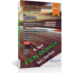 Bilfen Yayınları 6. Sınıf Biltest Fen Bilimleri Soru Bankası
