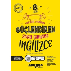 Ankara Yayıncılık 8. Sınıf İngilizce LGS Hazırlık Soru Bankası – Beceri Temelli Yeni Nesil Sorular, Ortaokul Tek Cilt