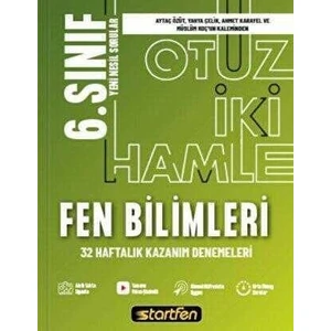 Startfen Yayınları 6. Sınıf Fen Bilimleri 32 Hamle Haftalık Kazanım Denemeleri