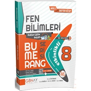 Günay Yayınları Gün&Ay Yayınları 8. Sınıf Bumerang Etkinlikli Fen Bilimleri