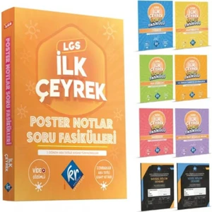 Kr Akademi Yayınları LGS İlk Çeyrek Poster Notlar Soru Fasikülleri