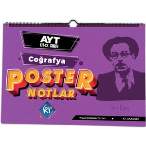 Kr Akademi Yayınları AYT Coğrafya Poster Notlar