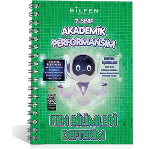 Bilfen Yayınları 7. Sınıf Fen Bilimleri Akademik Performansım Defterim  Yayıncılık