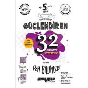 Ankara Yayıncılık 5. Sınıf Fen Bilimleri Güçlendiren 32 Haftalık Denemeleri