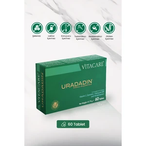 Uradadin – 60 Tablet | Vitamin C, Quercetin, Koenzim Q10 & Bitkisel Ekstreli Takviye Edici Gıda