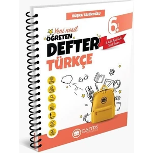 Çanta Yayınları 6. Sınıf Türkçe Öğreten Defter