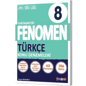 Fenomen Okul 8. Sınıf Türkçe 40 Lı Konu Denemeleri