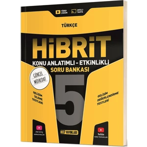 Hız Yayınları 5. Sınıf Türkçe Hibrit - Konu Anlatımlı Soru Bankası