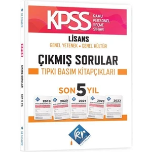 Kr Akademi Yayınları KPSS Genel Yetenek Genel Kültür Çıkmış Sorular Son 5 Yıl Tıpkı Basım Fasikülleri