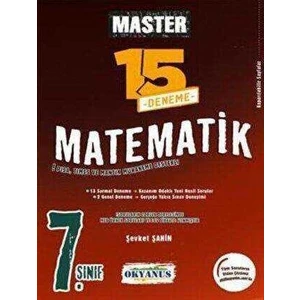 Okyanus Yayınları 7. Sınıf Master 15 Matematik Deneme