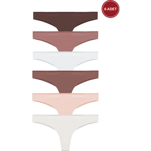 Kadın Pamuklu 6'lı Brazilian Külot