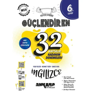 Ankara Yayıncılık  6. Sınıf Güçlendiren 32 Haftalık İngilizce Kazanım Denemeleri