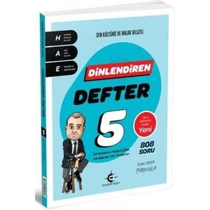 Eker Test Yayınları 5. Sınıf Din Kültürü ve Ahlak Bilgisi Dinlendiren Defter - İzzet Eker