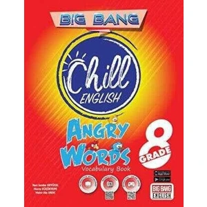 Kırmızı Beyaz Yayınlar LGS 8. Grade Big Bang Chill English Angry Words Vocabulary Book