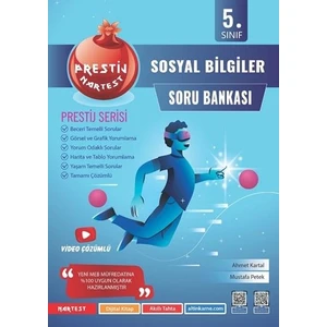 Nartest Yayınevi Nartest 5.sınıf Prestij Sosyal Bilgiler Soru Bankası