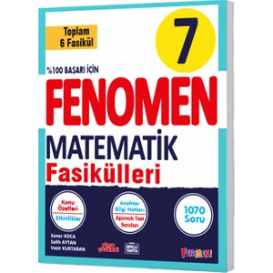 Fenomen Okul 7. Sınıf Matematik 1 - 2 - 3 - 4 - 5 - 6 Fasikül Seti