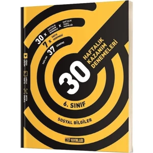 Hız Yayınları 6. Sınıf Sosyal Haftalık Deneme
