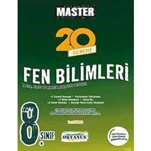 Okyanus Yayınları 8. Sınıf Master 20 Fen Bilimleri Denemesi