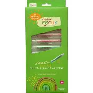 Akademi Çocuk Yıkanabilir 12'li Tebeşir