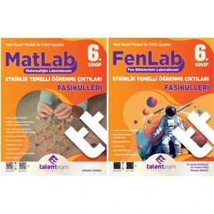 Talent Team Yayıncılık 6. Sınıf Lab Etkinlik Temelli Öğrenme Çıktıları Fasikülleri Matematik Fen Bilimleri Seti