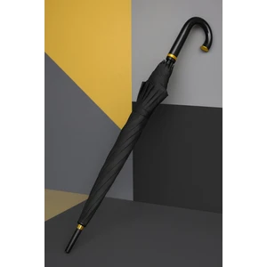 Kaliteli Siyah Black Bastonlu Kırılmaz  Umbrella  Premium Protokol Şemsiye
