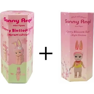 Sonny Angel Hippers Serisi Cherry Blossom Hanami Edition ve Cherry Blossom Nigt Versiyon 2'li Set