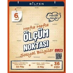 Bilfen Yayınları 6. Sınıf Sosyal Bilimler Ölçüm Noktası Soru Bankası