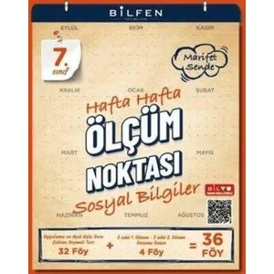 Bilfen Yayınları 7. Sınıf Sosyal Bilimler Ölçüm Noktası Soru Bankası