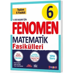 Fenomen 6. Sınıf Matematik Fasikül Seti – Konu Anlatımı ve Testlerle LGS’ye Hazırlık, Ortaokul Öğrencileri İçin