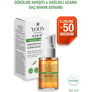 Saç Hızlı Saç Uzamasına Yardımcı, Sa. Dökülmesine Karşı, 7 Aktifli Biberiyeli Saç Derisi Serumu, 50ml
