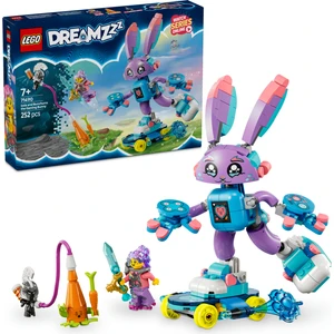 LEGO® DREAMZzz™ Izzie ve Oyun Tavşanı Bunchurro 71490 - 7 Yaş & Üzeri Çocuklar için Yaratıcı Oyuncak Yapım Seti (252 Parça)