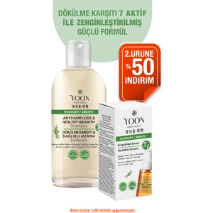 2'li Set Hızlı Saç Uzaması ve Dökülme Karşıtı, 7 Aktifli Biberiyeli Saç Serumu 50 ml + Şampuan 400 ml