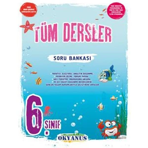 Okyanus Yayınları Okyanus 6. Sınıf Tüm Dersler Soru Bankası MEB Yeni Müfredat ve Güncel Soru Tarzına Uygun