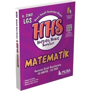 Muba Yayınları 8.Sınıf Matematik Haftalık Hasat Soruları HHS