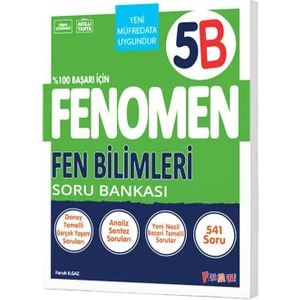 Fenomen Yayınları 5. Sınıf Fen Bilimleri B İleri Düzey Soru Bankası  2024