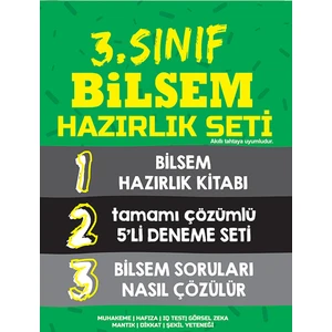 Zeki Çocuk Bilsem 3. Sınıf Hazırlık Seti 3 Kitap